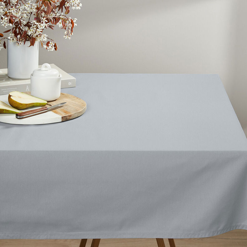 Tissu en coton Cretonne Uni – gris clair, image number 5