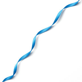 Ruban de satin [3 mm] – bleu, 