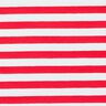 Jersey coton Rayures larges – rouge/blanc,  thumbnail number 1