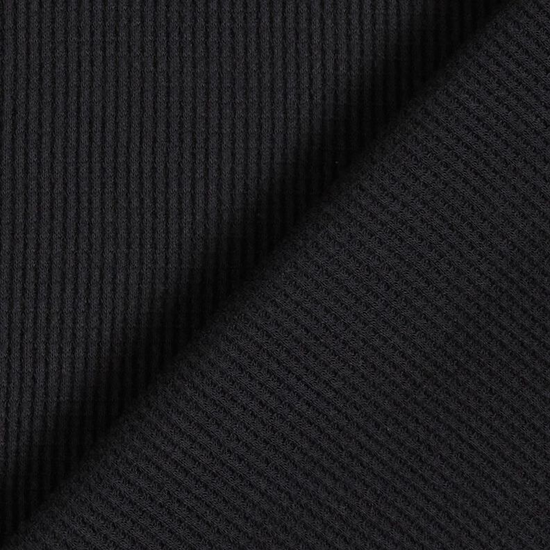 Jersey gaufré Uni – noir,  image number 3