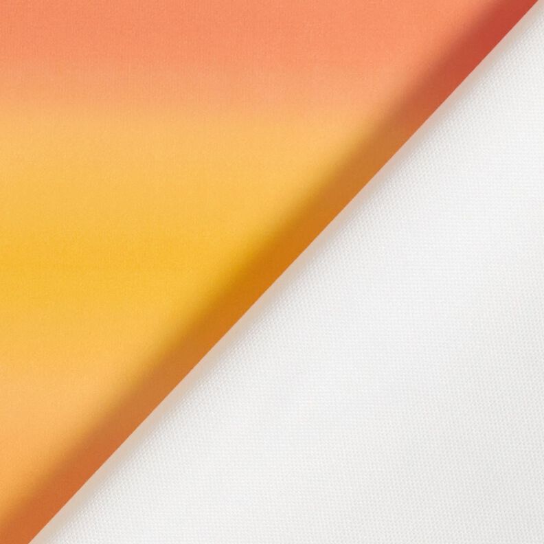Tissu pour veste de pluie Dégradé de couleurs – jaune soleil/orange,  image number 5