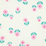 French Terry Sweat d’été Fleurs| by Poppy – écru/rose,  thumbnail number 1