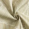 Tissu d’extérieur Canvas lignes de feuilles – beige foncé,  thumbnail number 4
