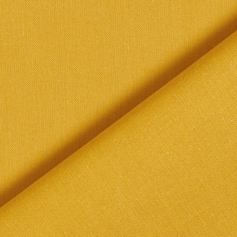 Tissu en coton Cretonne Uni – moutarde,  image number 3
