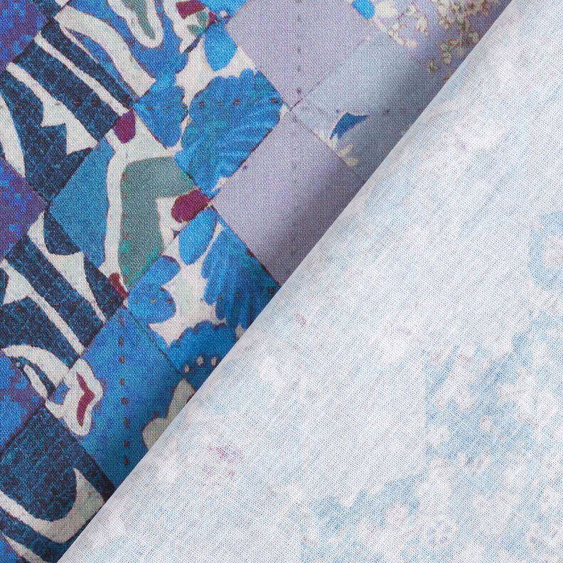 GOTS Batiste de coton Mélange de motifs avec dégradé de couleurs | TCC x LOOKS by Wolfgang Joop –,  image number 5