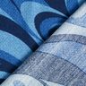 Crêpe de viscose avec vagues – bleu marine/bleu roi,  thumbnail number 4