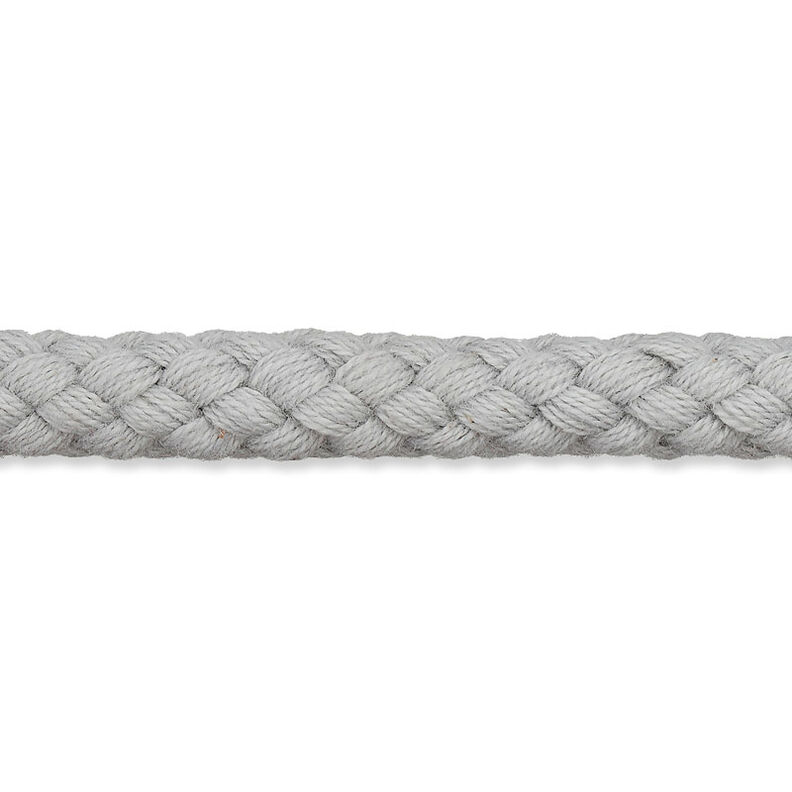 Cordon en coton [Ø 7 mm] – gris clair,  image number 1