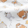 Cretonne Lapins et oursons – gris brume,  thumbnail number 2