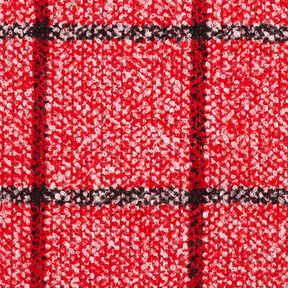 Bouclé pour manteau Carreaux – rouge, 