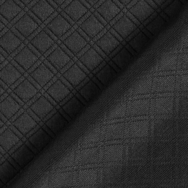 Jersey matelassé à losanges – noir, image number 5