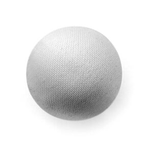 Bouton recouvert, Satin Duchesse – argent, 