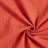 Tissu double gaze de coton Imprimé feuille Rectangle | by Poppy – terre cuite,  thumbnail number 3