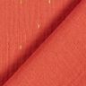 Tissu double gaze de coton Imprimé feuille Rectangle | by Poppy – terre cuite,  thumbnail number 4
