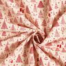 Tissu en coton Cretonne jolis sapins – nature/carmin,  thumbnail number 3