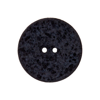 Bouton polyester 2 trous  – noir, 