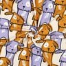 Jersey coton chiens aux oreilles tombantes | Poppy Fabrics – écru,  thumbnail number 3