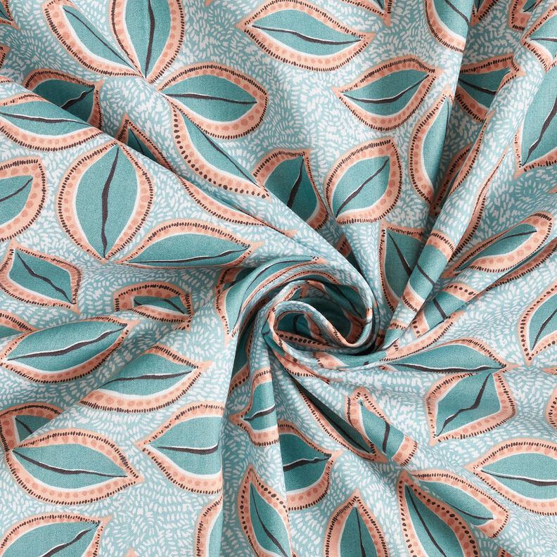 Tissu en coton Cretonne Feuilles artistiques – eucalyptus,  image number 3
