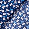 Crêpe de viscose Petites fleurs – bleu marine/blanc,  thumbnail number 4