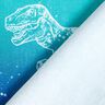 Jersey coton Contours de dinosaures | Glitzerpüppi – lilas bleu/menthe poivrée,  thumbnail number 4