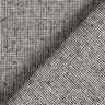 Tissu déco semi-panama nervuré en coton recyclé – noir/blanc,  thumbnail number 3