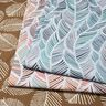 Tissu de décoration Semi-panama motif de feuilles – marron,  thumbnail number 5