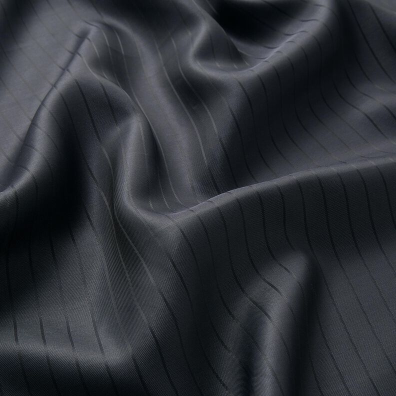Tissu de doublure Jacquard rayures verticales – anthracite,  image number 2