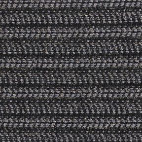 Tissu pour manteau en laine vierge mélangée Lurex chiné – anthracite, 
