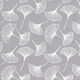 Tissu en coton Cretonne  Ginkgo – gris,  thumbnail number 1