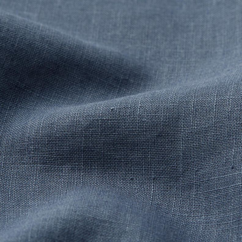 Lin mélangé léger prélavé – gris bleu, image number 3