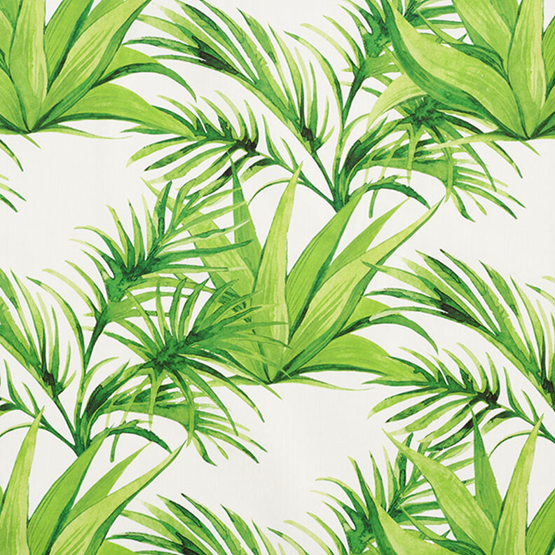 Tissu d’extérieur Canvas Feuilles tropicales – vert clair,  image number 1