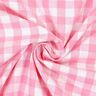 Tissu en coton Vichy à carreaux 1 cm – rose/blanc,  thumbnail number 2