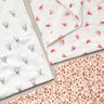 GOTS Tissu double gaze de coton Petites fleurs Impression numérique – écru,  thumbnail number 5