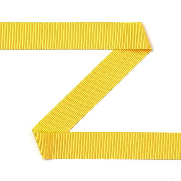 Ruban de reps uni – jaune,  image number 1