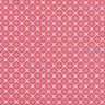 Tissu en coton Cretonne Petit motif de carreaux – rose vif/homard,  thumbnail number 1