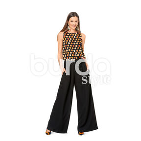 Pantalon, Burda 6544, 