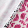 GOTS French Terry Batik motif léopard | TCC x LOOKS by Wolfgang Joop – pourpre/blanc,  thumbnail number 4