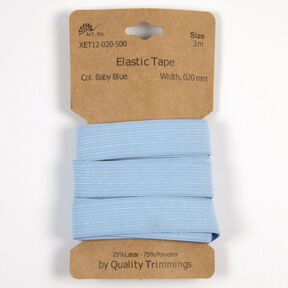 Bande élastique [3 m | 20mm] – bleu clair, 