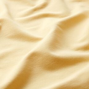 French Terry léger uni – jaune vanille, 