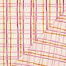 Popeline coton Carreaux ondulés | Poppy Fabrics – crème/rose,  thumbnail number 4