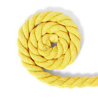 Cordon en coton [Ø 14 mm] 8 - jaune, 