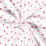 Tissu double gaze de coton Fraises aquarelle Impression numérique – blanc,  thumbnail number 3