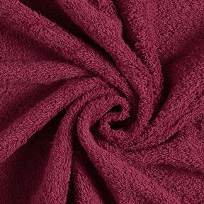 Tissu éponge – rouge bordeaux, 