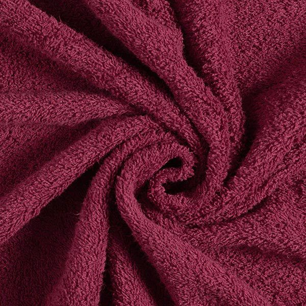 Tissu éponge – rouge bordeaux,  image number 1