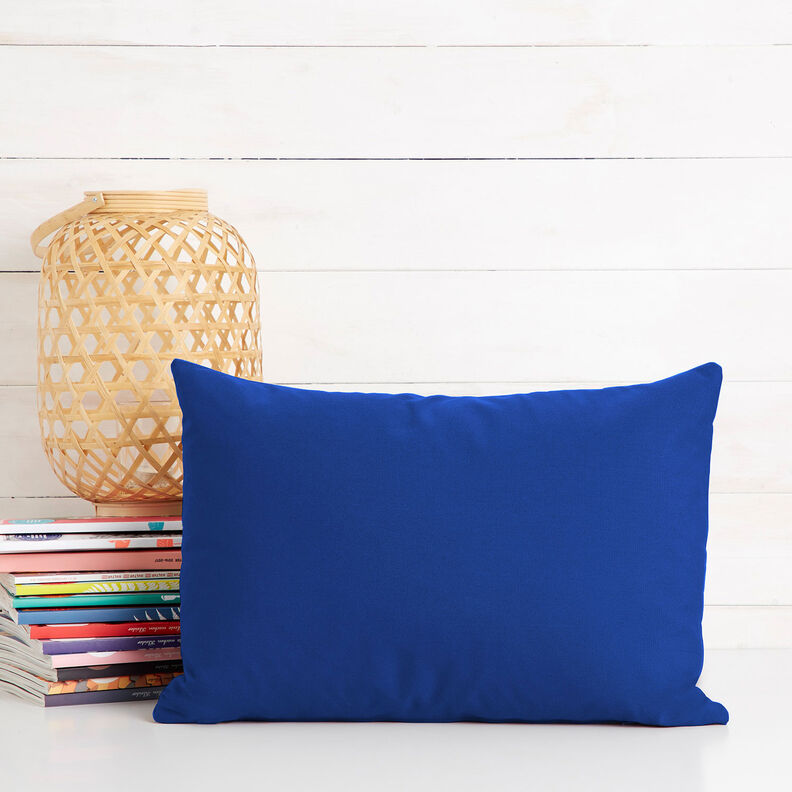 Tissu en coton Cretonne Uni – bleu roi, image number 9