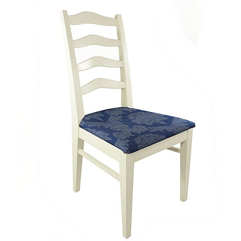 Tissu de décoration Jacquard Damasco 280 cm – bleu roi,  image number 4