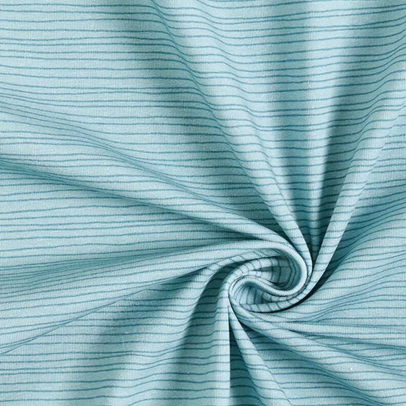 Jersey de coton fines rayures – bleu pigeon,  image number 3