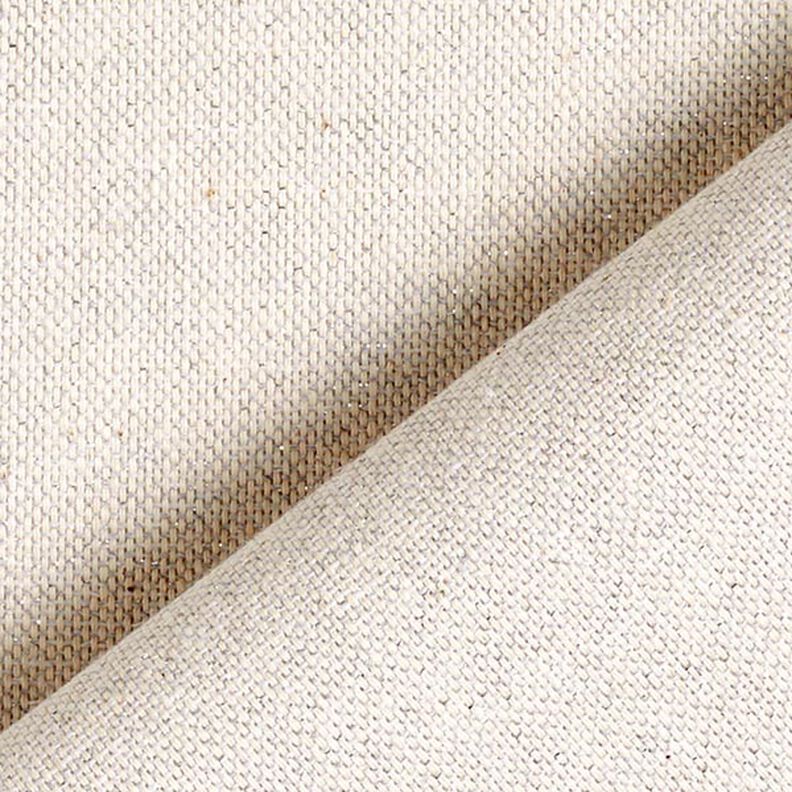 Semi-panama Lurex camaïeu – gris soie,  image number 2