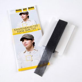 Renfort de lisiére T20 [20 mm x 5 m] | Vlieseline – anthracite, 