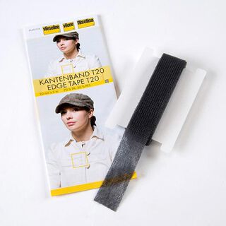 Renfort de lisiére T20 [20 mm x 5 m] | Vlieseline – anthracite, 
