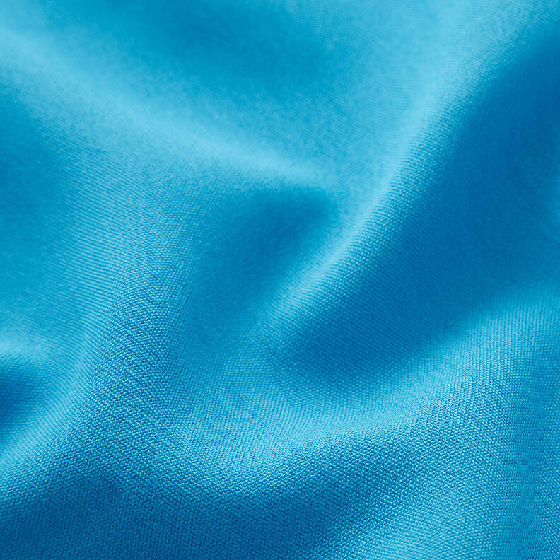 Viscose mélangée unie, armure toile – turquoise,  image number 2